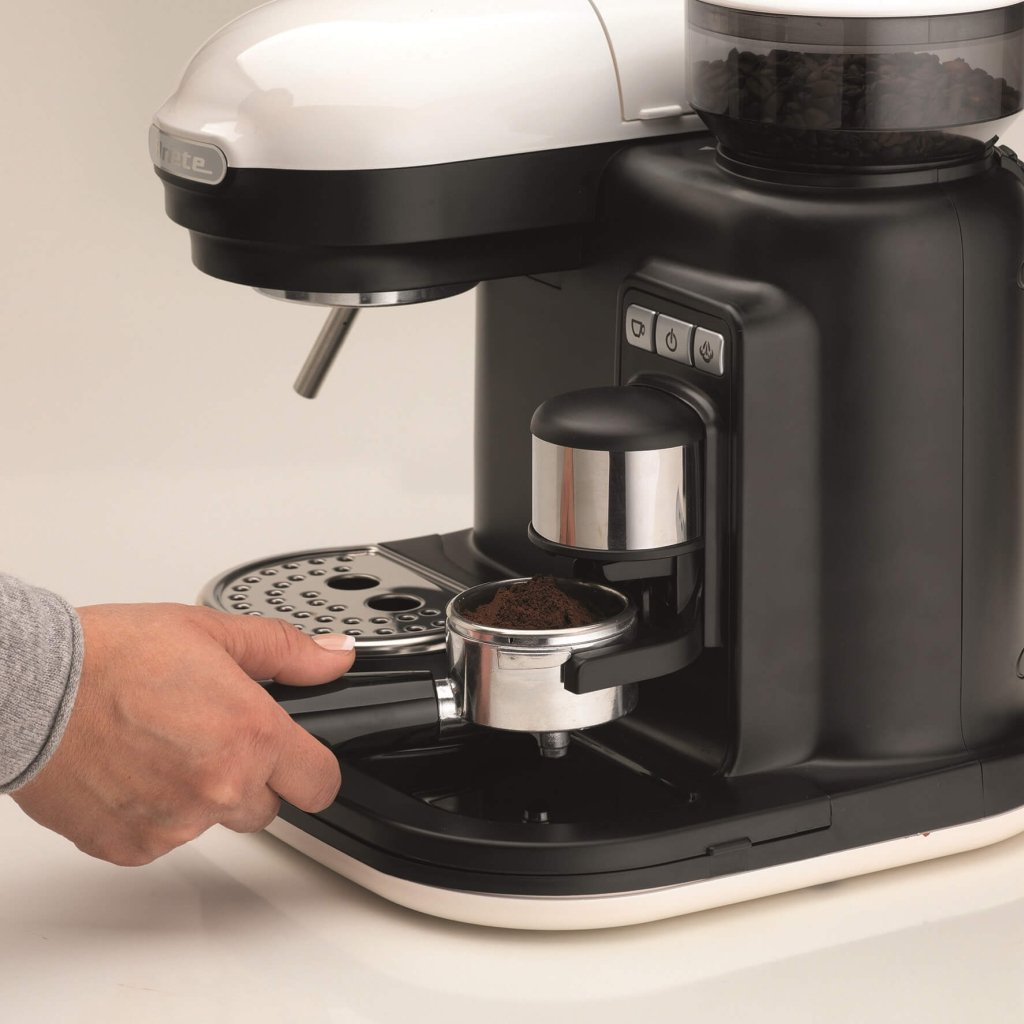 Ріжкова кавоварка еспресо Ariete 1318 Espresso Moderna White (00M131801AR0) - изображение 3
