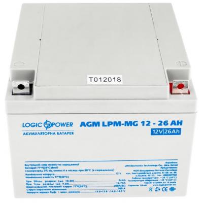 Батарея до ДБЖ LogicPower LPM MG 12В 26Ah (6557) - зображення 2