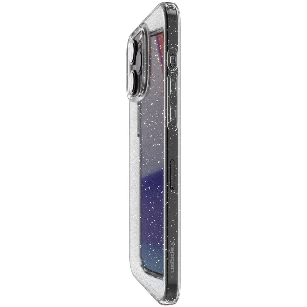 Чохол до мобільного телефона Spigen Apple iPhone 15 Pro Liquid Crystal Glitter Crystal Quartz (ACS06701) - изображение 4