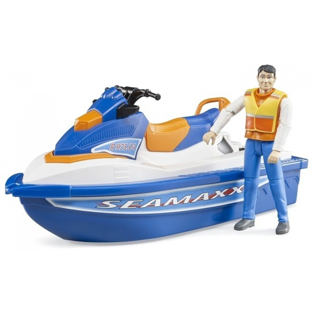 Спецтехніка Bruder водний мотоцикл з водієм (63150) - зображення 1