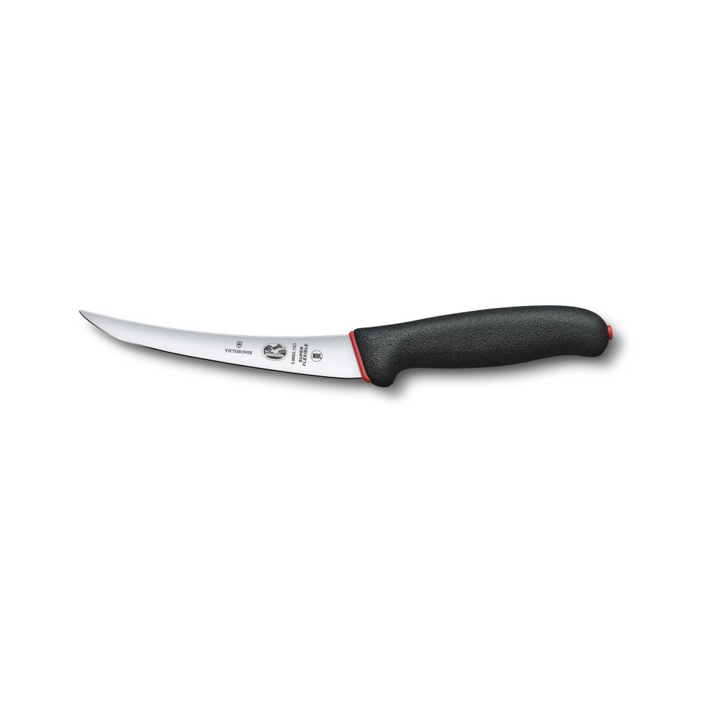 Кухонний ніж Victorinox Fibrox Boning Superflex 15 см Dual Grip Black (5.6663.15D) - зображення 1