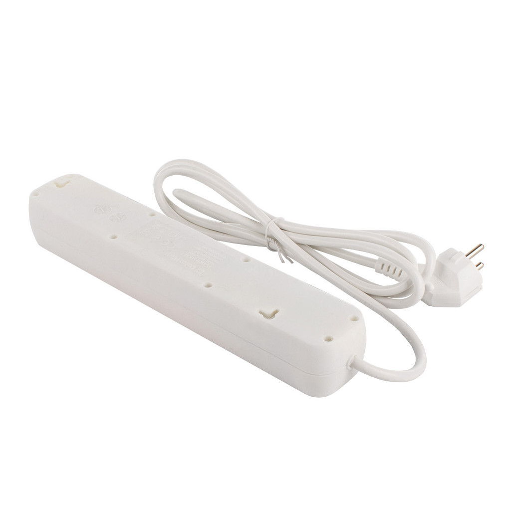 Мережевий фільтр живлення ColorWay CW-PSEA52W, 5 розеток/ 2M white (CW-PSEA52W) - зображення 4