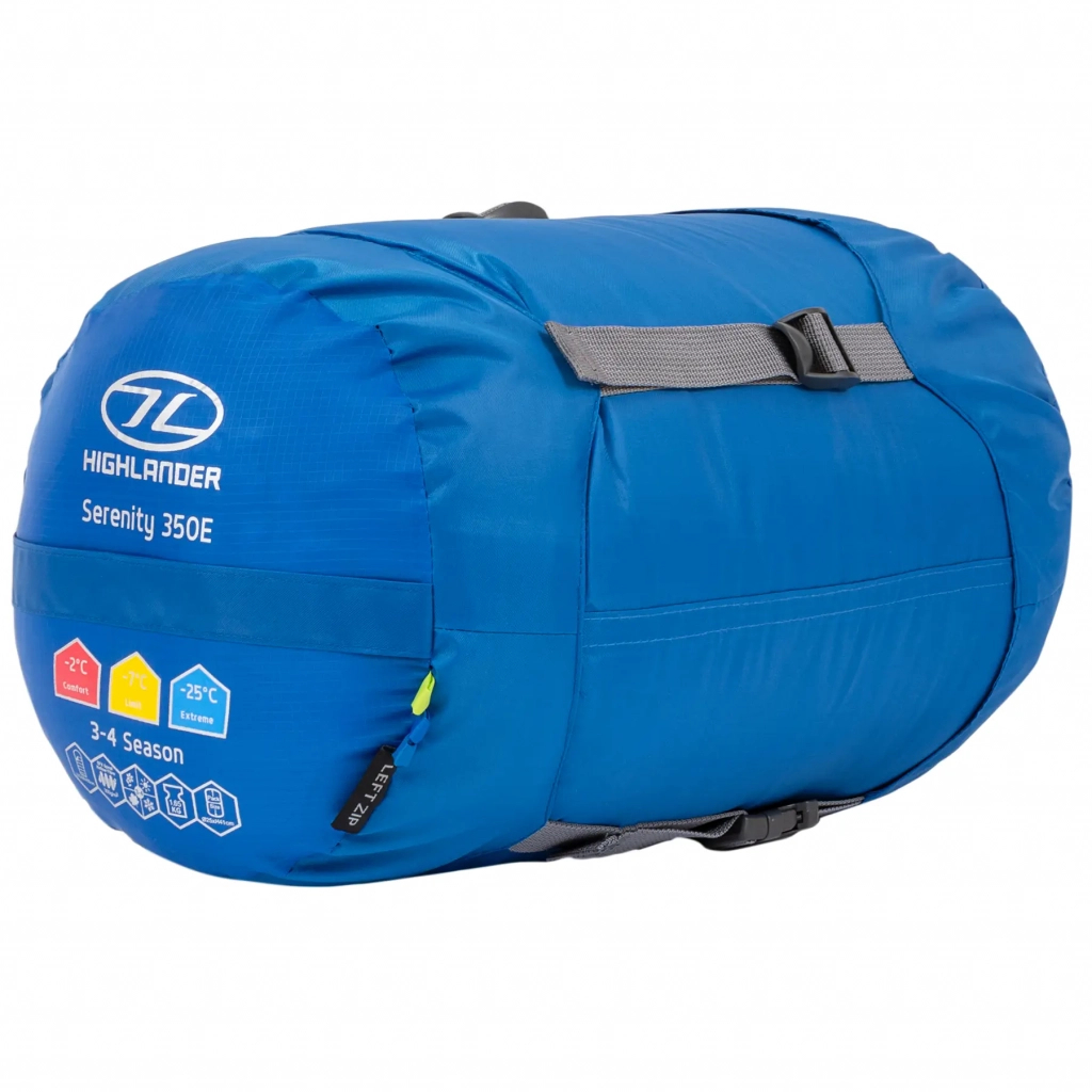 Спальний мішок Highlander Serenity 350 Envelope -7C Blue Left (925875) - зображення 7