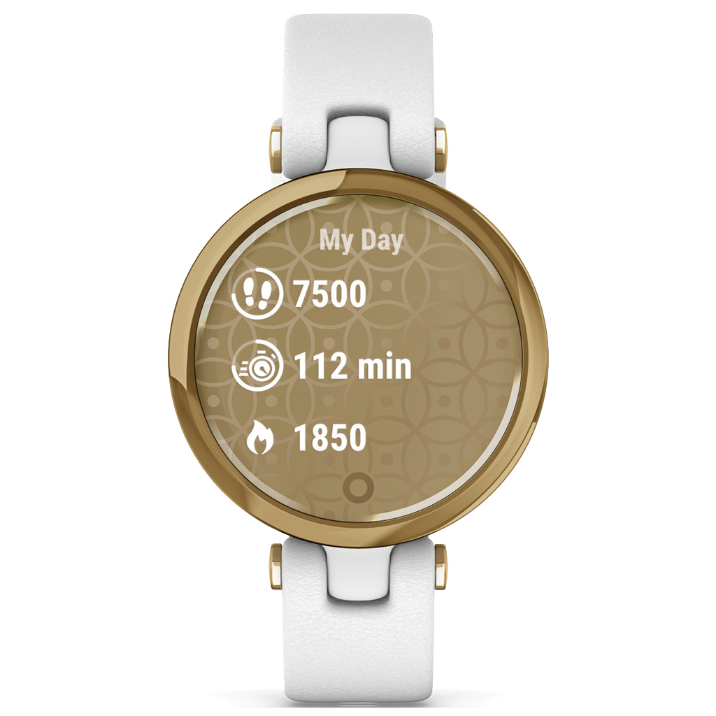 Смарт-годинник Garmin Lily, LightGold, White, Leather (010-02384-B3) - зображення 6