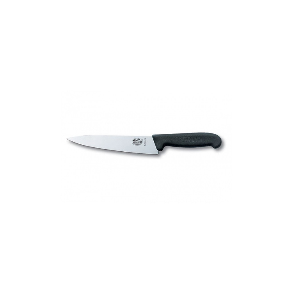 Кухонний ніж Victorinox Fibrox разделочный 12 см, черный (5.2003.12) - зображення 1