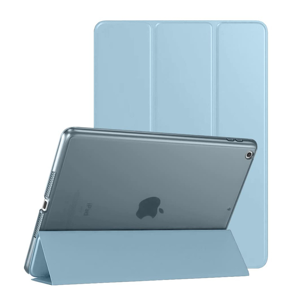 Чохол до планшета BeCover Tri Fold Hard Apple iPad 10.2 2019/2020/2021 Light Blue (711126) - зображення 2