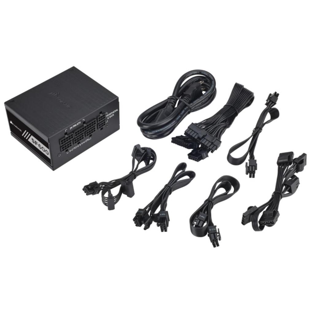 Блок живлення Corsair 600W SF600 (CP-9020105-EU) - зображення 6