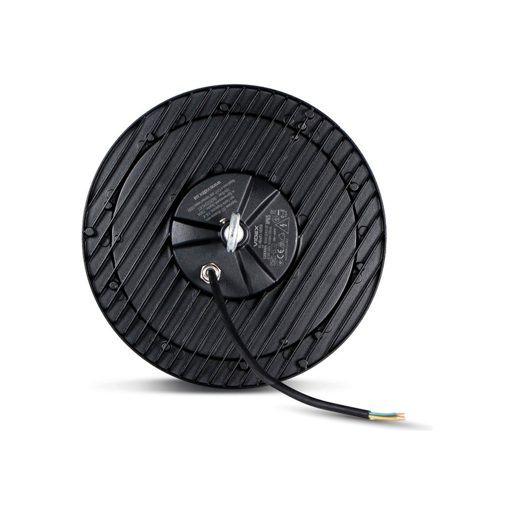 Світильник Videx 100W 5000K 12000Lm 220V чорний (VL-HBe03-1005B) - изображение 5