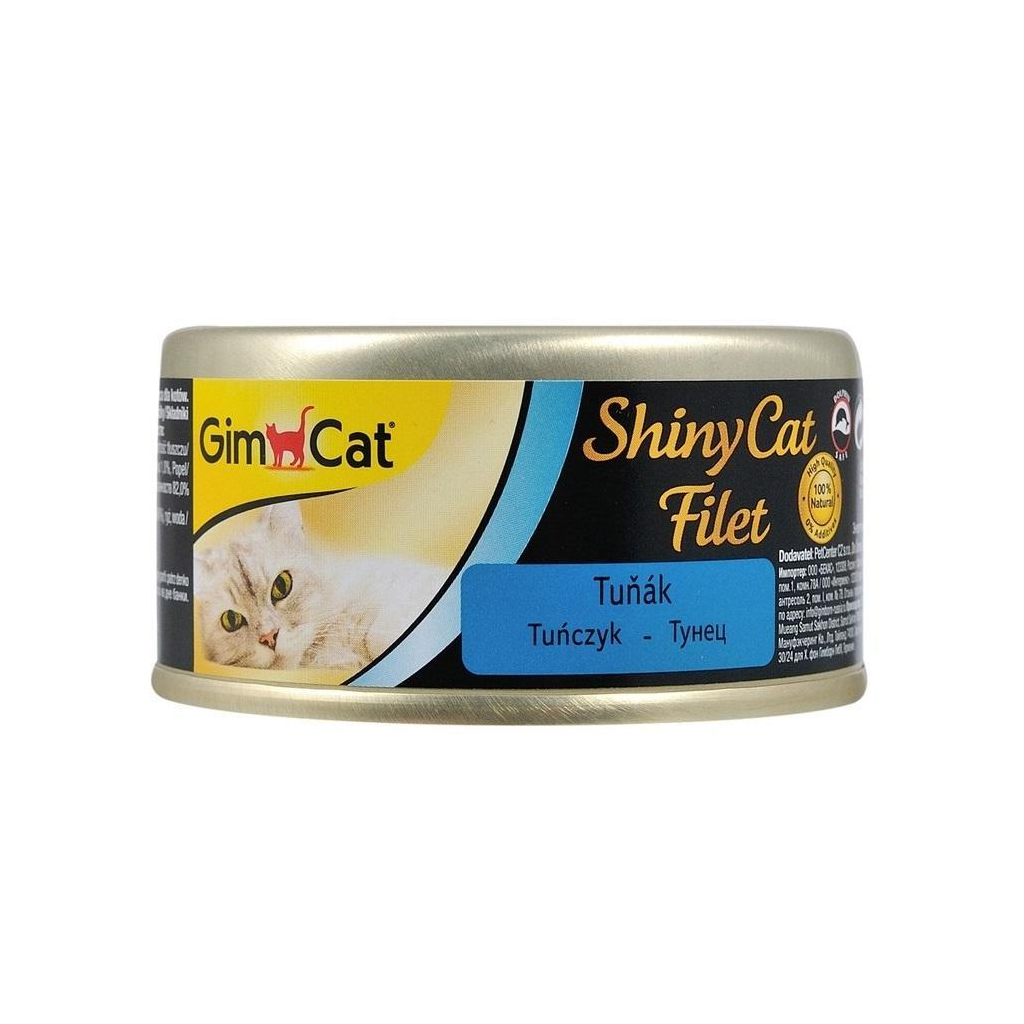 Консерви для котів GimCat Shiny Cat Filet З тунцем 70 г (4002064413815) - зображення 1