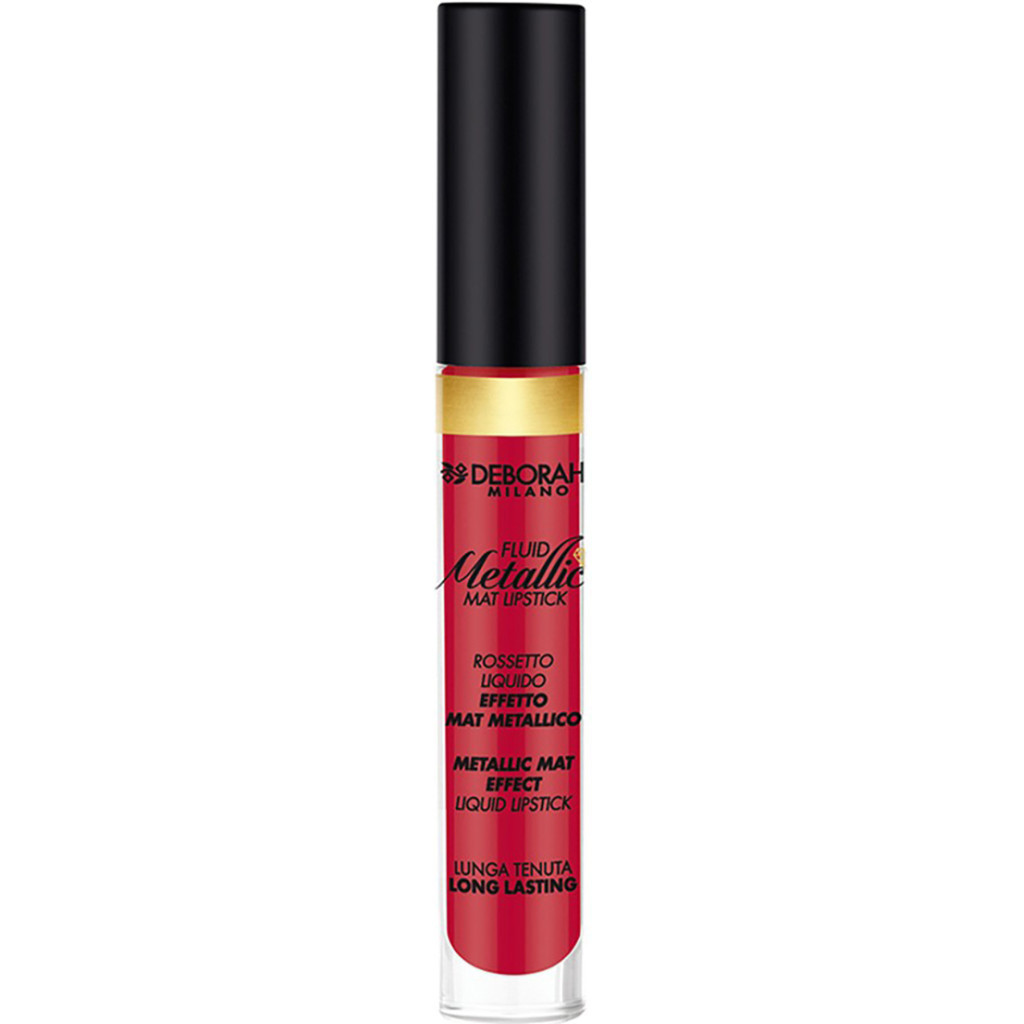 Помада для губ Deborah Metallic Mat 02 - Metallic Red (8009518320909) - зображення 1