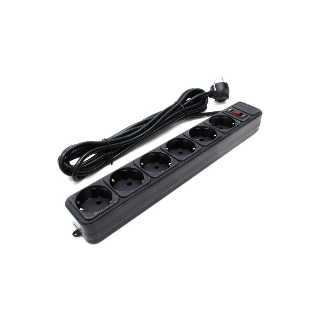 Мережевий фільтр живлення Gembird SPG6-G-6B - зображення 1