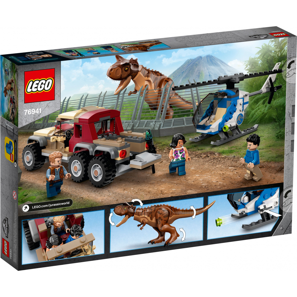 Конструктор LEGO Jurassic World Погоня за карнотавром 240 деталей (76941) - зображення 9