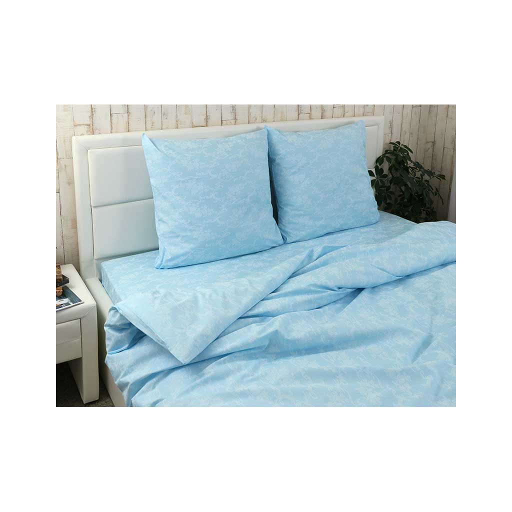 Підковдра Руно бязь Вензель блакитний 143х215 см (51.114Б_Блакитний вензель) - зображення 3