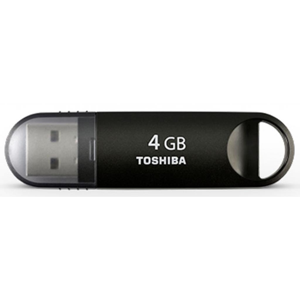 USB флеш накопичувач Toshiba 4Gb TransMemory-MX™ Black (TransMemory-MX Black) - зображення 1