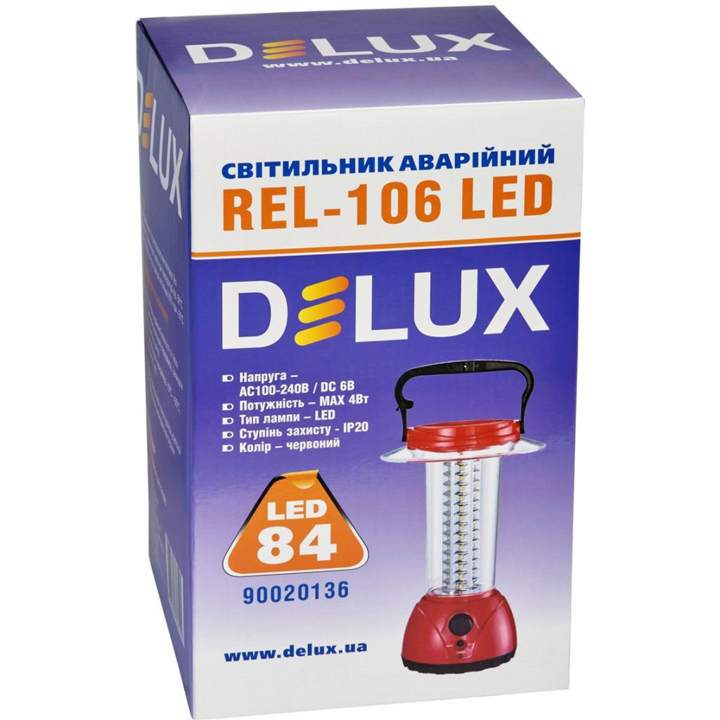 Ліхтар Delux REL-106 84 LED 4W (90020136) - зображення 3