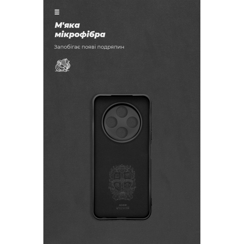 Чохол до мобільного телефона Armorstandart ICON Tecno Spark 30C 4G (kl5) Camera cover Black (ARM81203) - зображення 4