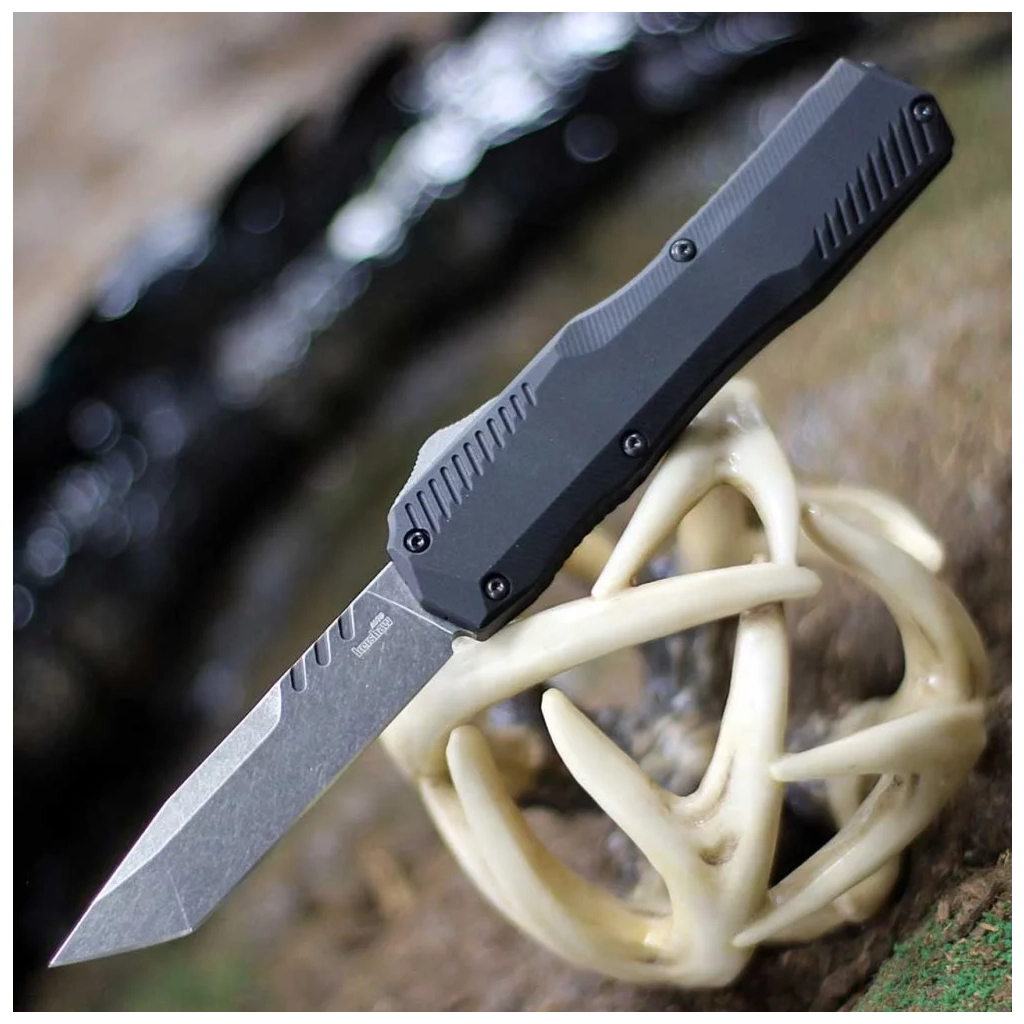 Ніж Kershaw Livewire Tanto Black Stonewash (9000T) - зображення 7