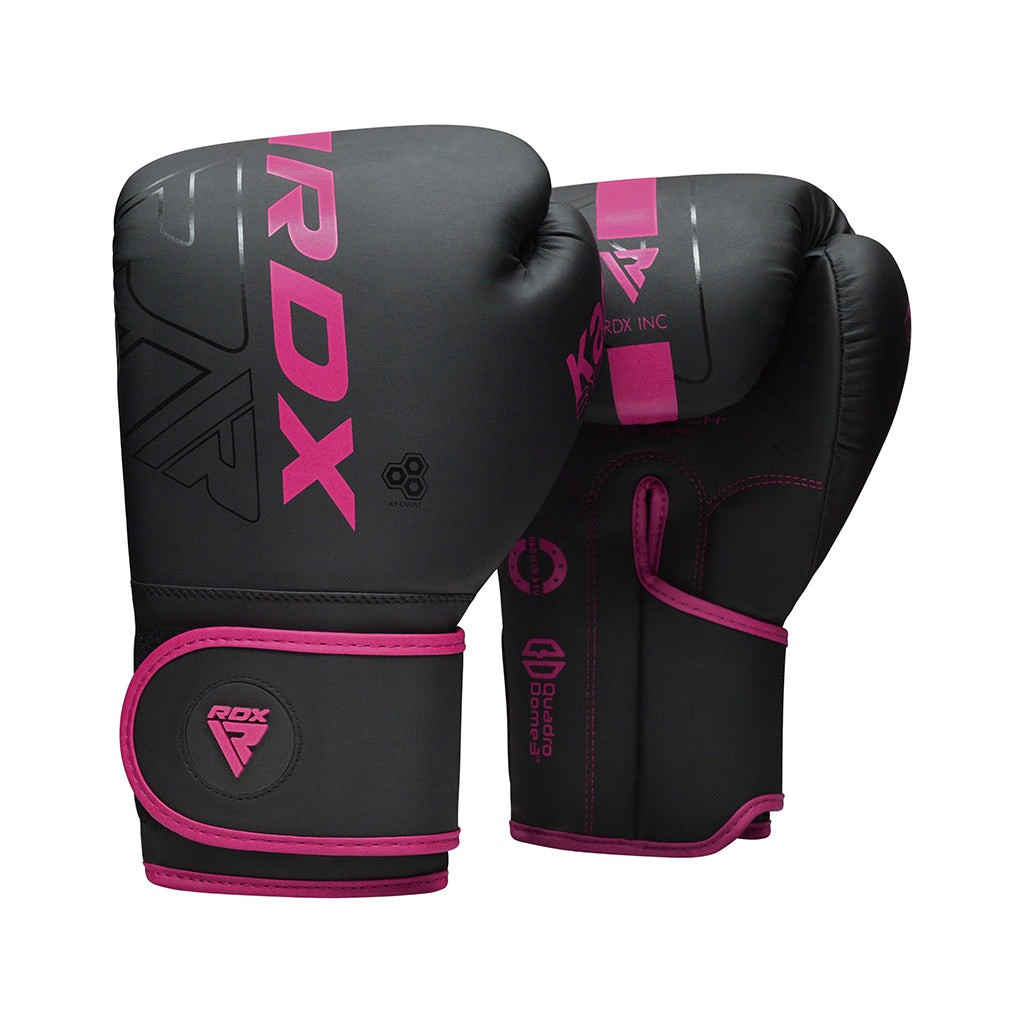 Боксерські рукавички RDX F6 Matte Pink 12 унцій (BGR-F6MP-12OZ) - изображение 2