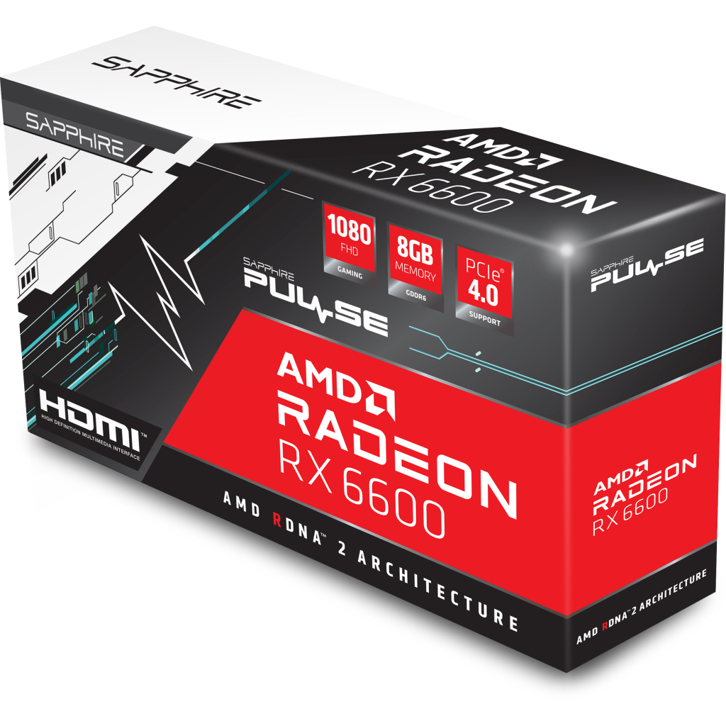 Відеокарта Sapphire Radeon RX 6600 8Gb PULSE DUAL (11310-01-20G) - зображення 6