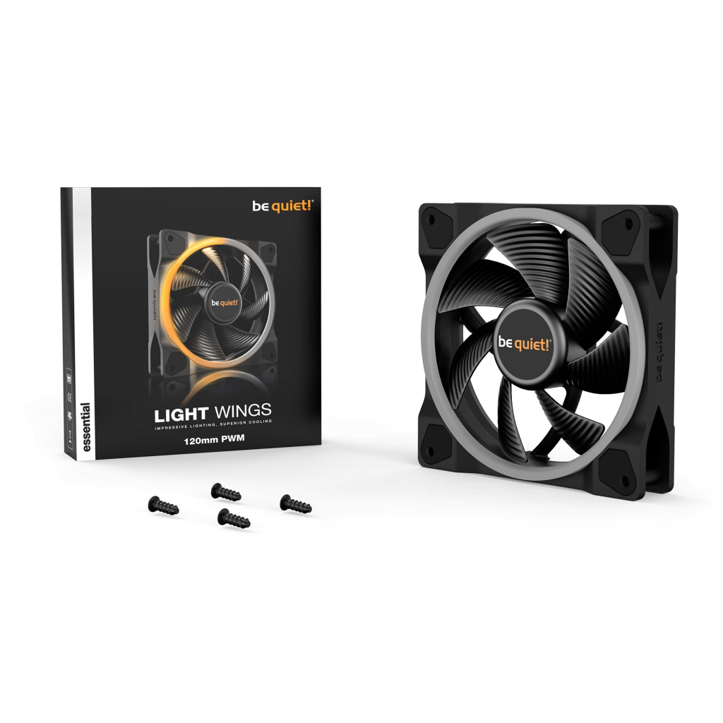 Кулер до корпусу Be quiet! Light Wings 120mm PWM (BL072) - зображення 4
