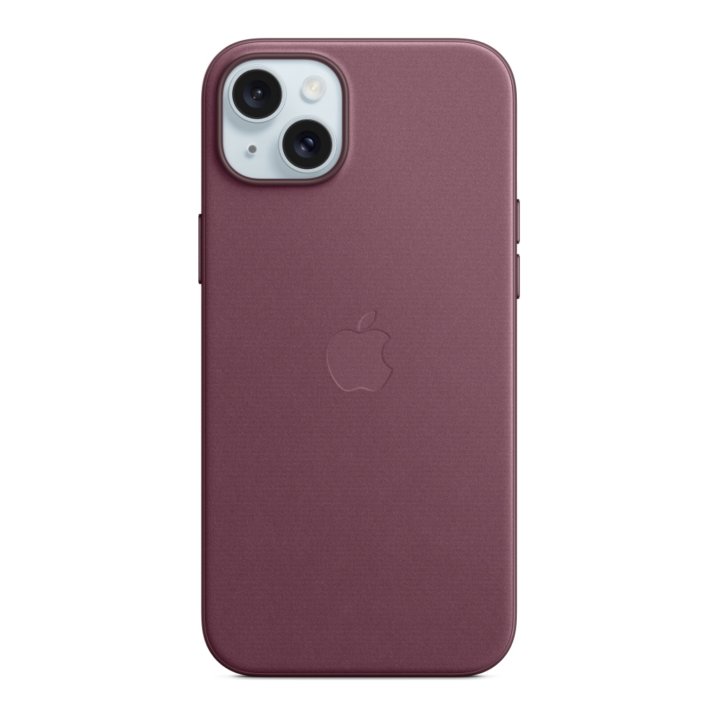 Чохол до мобільного телефона Apple iPhone 15 Plus FineWoven Case with MagSafe Mulberry (MT4A3ZM/A) - зображення 1