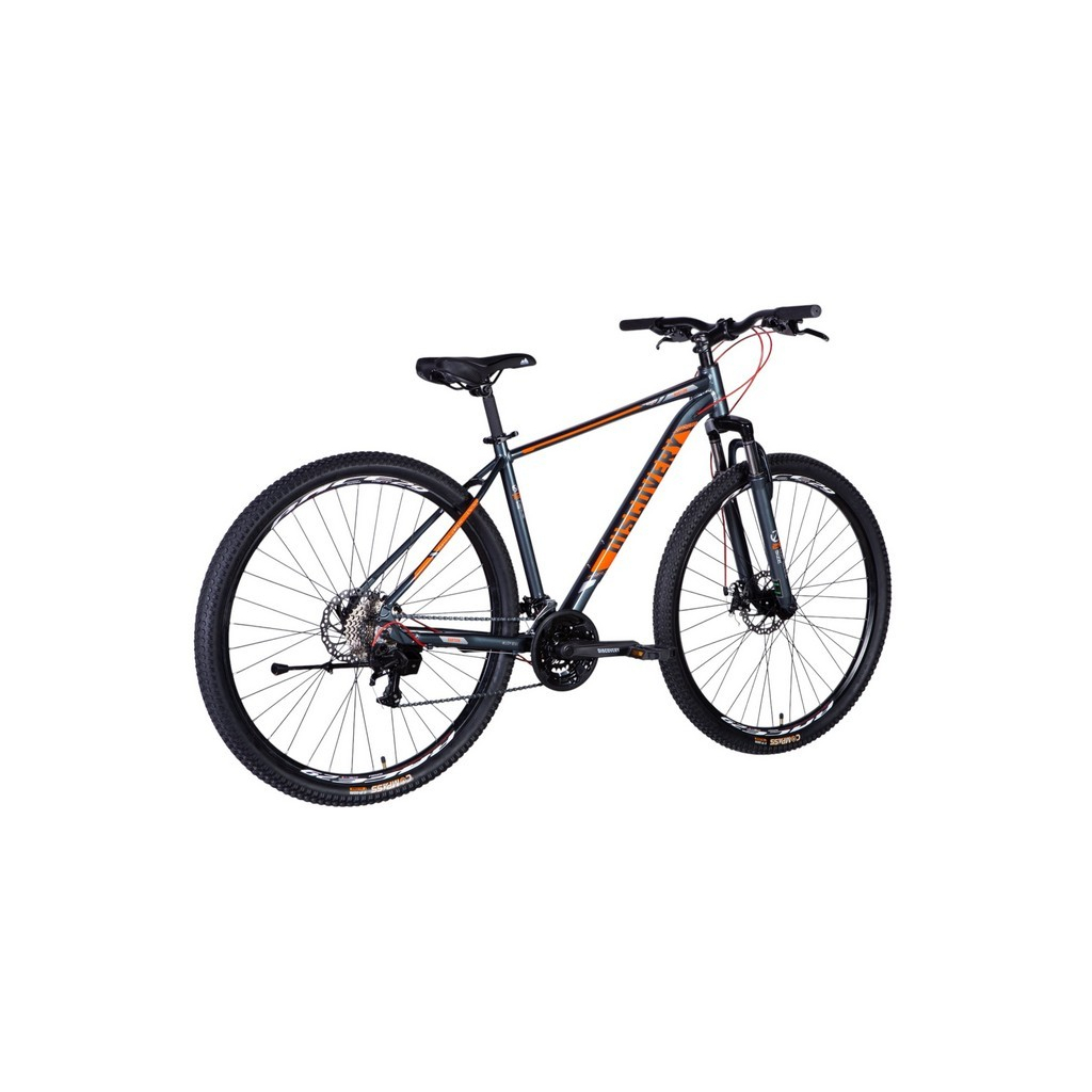 Велосипед Discovery 29" BASTION DD рама-21" AL 2025 сіро-помаранчевий (OPS-DIS-29-208) - изображение 6
