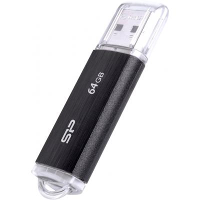 USB флеш накопичувач Silicon Power 64GB Ultima U02 Black USB 2.0 (SP064GBUF2U02V1K) - зображення 4