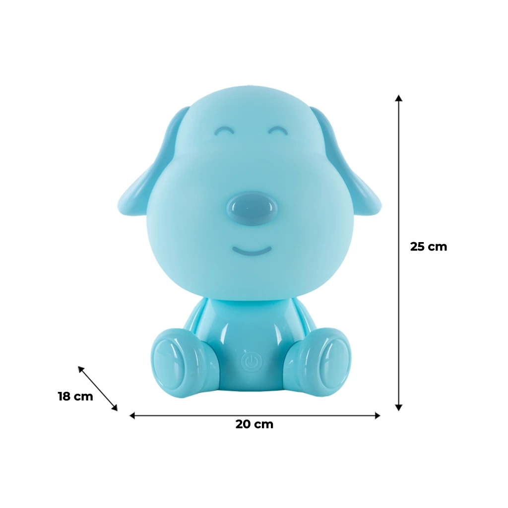 Нічник Kite Світильник LED з акумулятором Doggy, блакитний (K24-491-3-3) - зображення 6