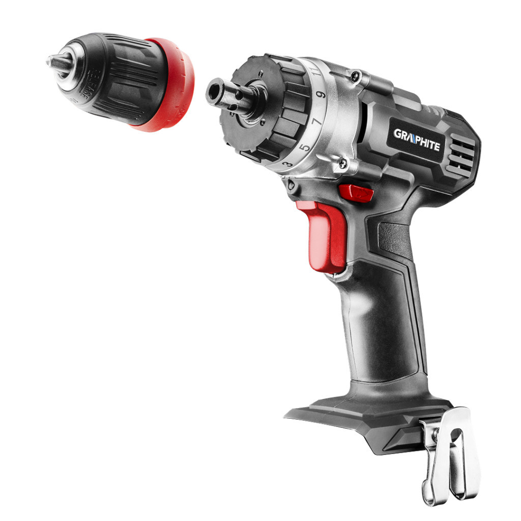 Шуруповерт Graphite Energy + SET, 18В, 2х2.0 Ач, 109ед. кейс (58G022-PS15) - зображення 2