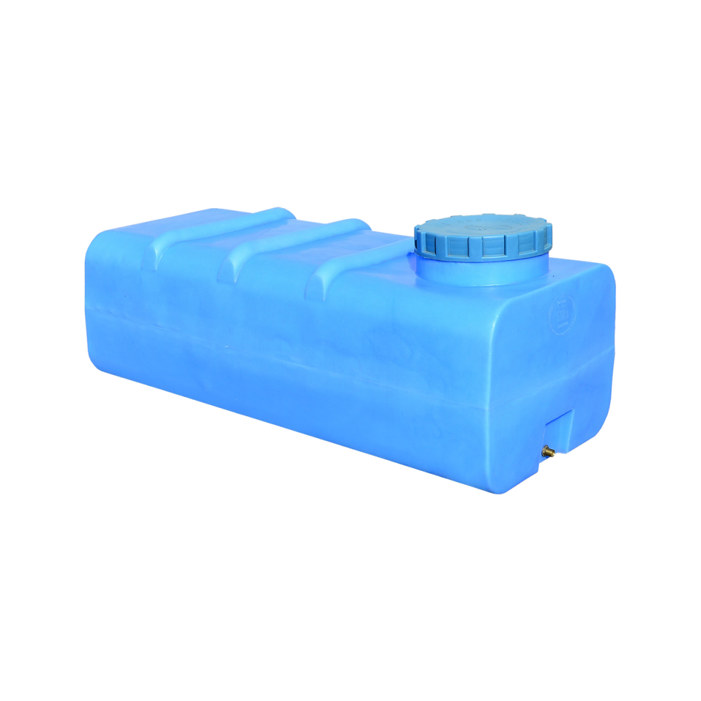 Ємність для води Пласт Бак квадратна харчова 500 л прямокутна синя (12457) - зображення 1