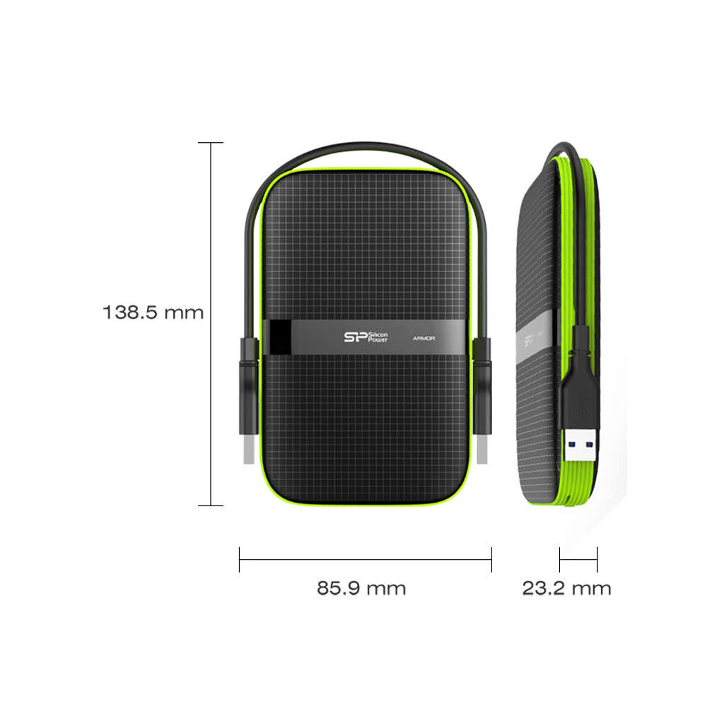 Зовнішній жорсткий диск 2.5" 5TB Silicon Power (SP050TBPHDA60S3K) - изображение 8