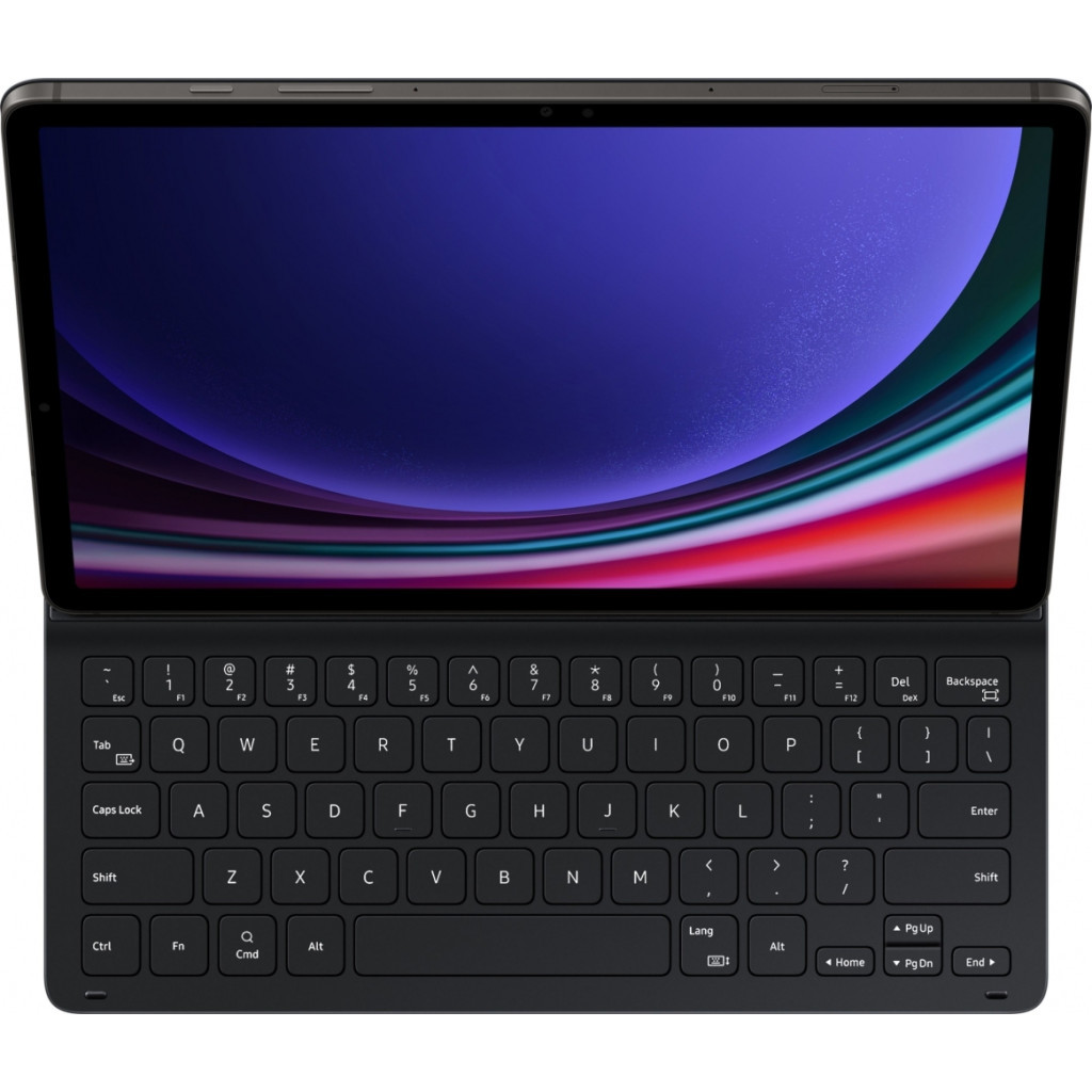 Чохол до планшета Samsung Samsung Tab S9 Book Cover Keyboard Slim Black (EF-DX710BBEGUA) - зображення 2