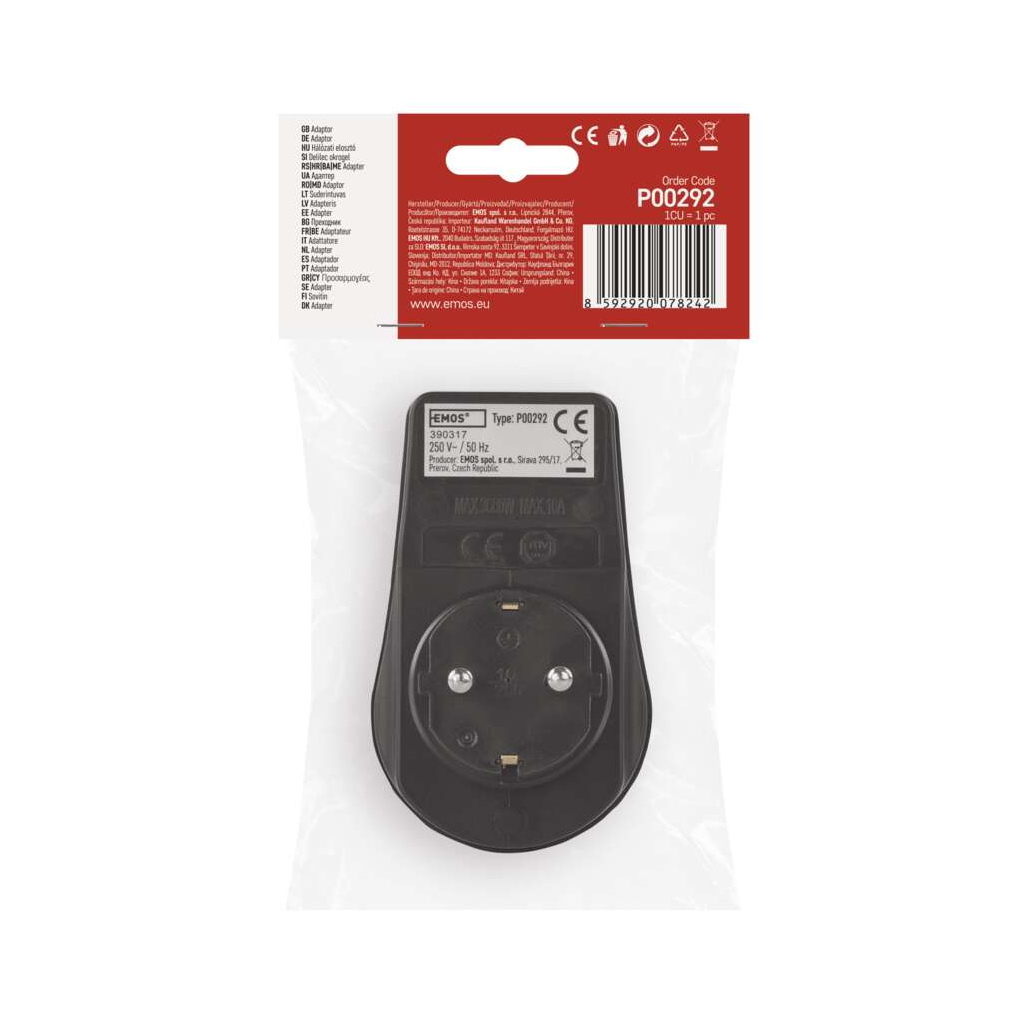 Розетка EMOS 16A 250V IP44 одинарна (P00292) - изображение 6