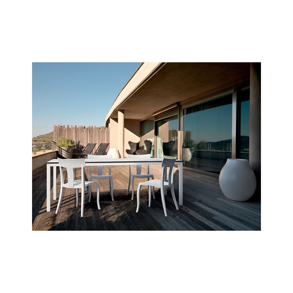 Кухонний стілець PAPATYA toro-s під ротанг білий, колір 01 (2192) - зображення 3