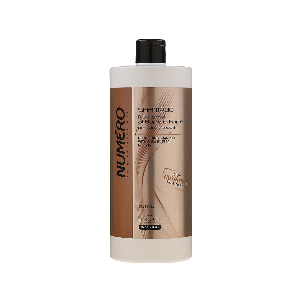 Шампунь Brelil Numero живильний з оліями каріте та авокадо 1 л (8011935069699) - зображення 1