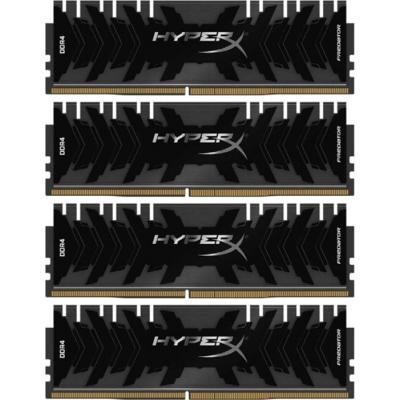 Модуль пам'яті для комп'ютера DDR4 32GB (4x8GB) 2400 MHz HyperX Predator Kingston Fury (ex.HyperX) (HX424C12PB3K4/32) - зображення 1