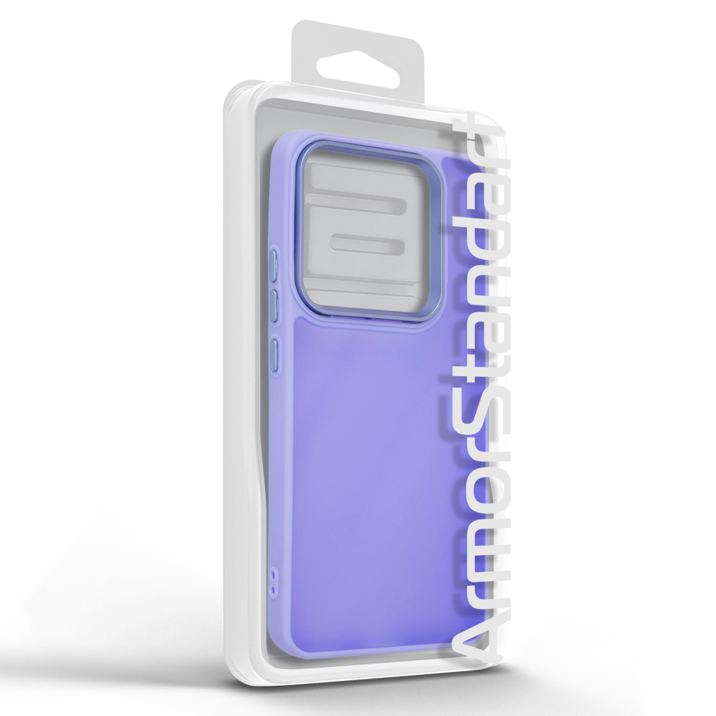 Чохол до мобільного телефона Armorstandart Frame Xiaomi Redmi Note 14 5G Violet (ARM82399) - зображення 3