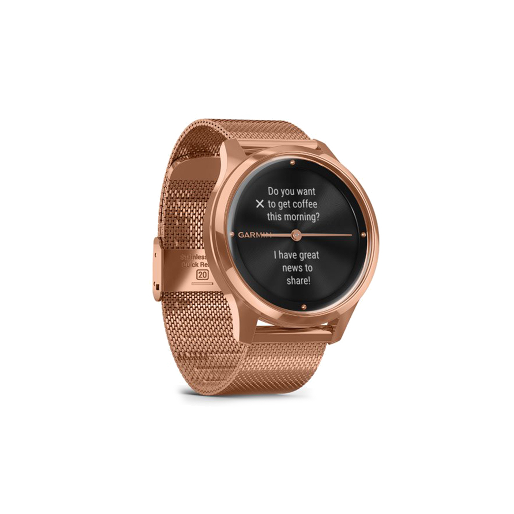 Смарт-годинник Garmin vivomove Luxe, Rose Gold, Milanese (010-02241-24) - зображення 3