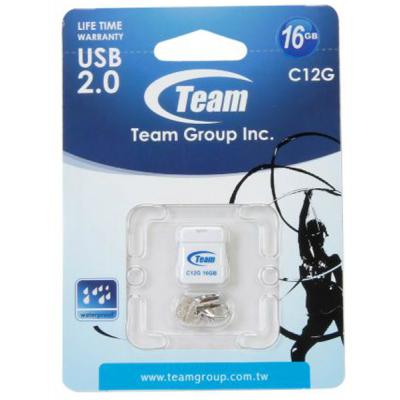 USB флеш накопичувач Team 16GB C12G White USB 2.0 (TC12G16GW01) - зображення 5