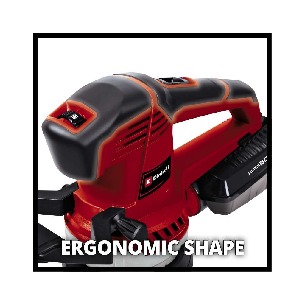 Шліфувальна машина Einhell TE-RS 40 E400Вт 125 мм, 12000-24000кол/хв, 1.87кг (4462000) - зображення 5