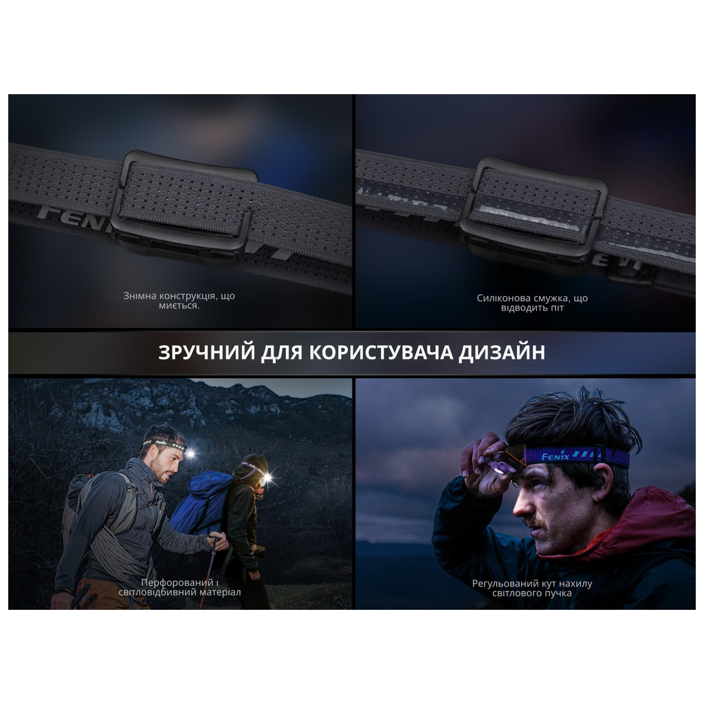 Ліхтар Fenix HL12R V2.0 фіолетовий (HL12RV20P) - изображение 8