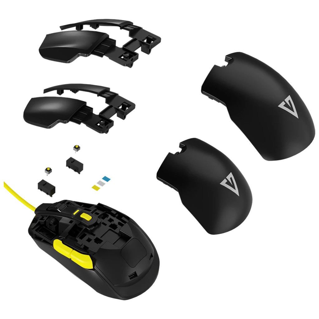 Мишка Modecom Jager Volcano RGB Hot-Swap Custom USB Black (M-MC-JAGER-100) - зображення 10