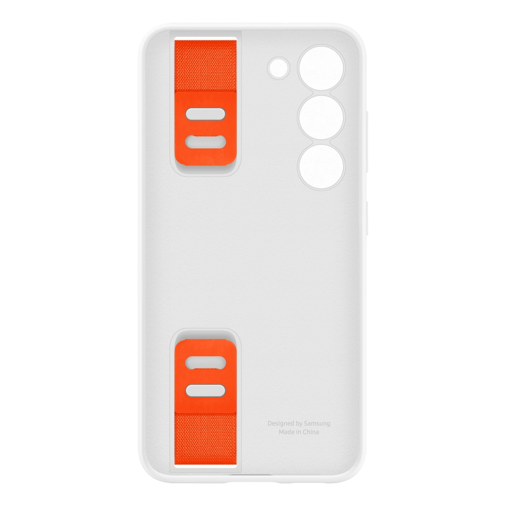 Чохол до мобільного телефона Samsung Galaxy S23 Plus Silicone Grip Case White (EF-GS916TWEGRU) - зображення 2
