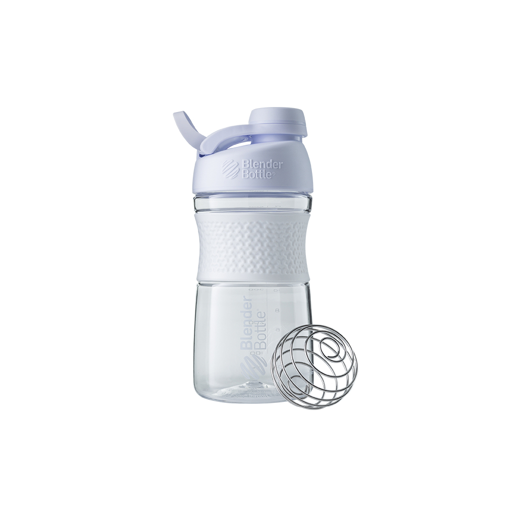 Шейкер спортивний BlenderBottle SportMixer Twist 20oz/590ml White (Twist 20oz White) - зображення 2