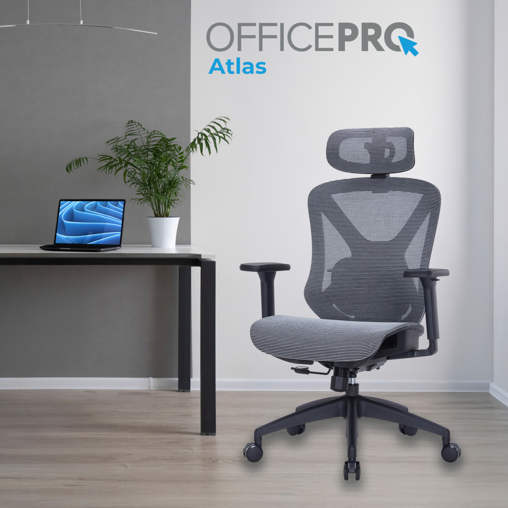 Офісне крісло OfficePro Atlas OC630-B-DG-DG (OC630-B-DG-DG) - зображення 7