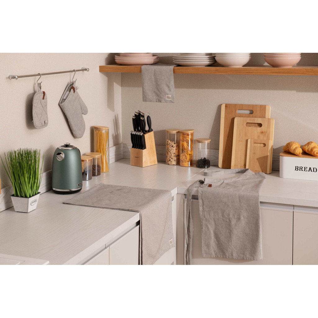 Серветка на стіл Ardesto Oliver сірий 40х40 см, 100% бавовна (ART06OD) - зображення 5