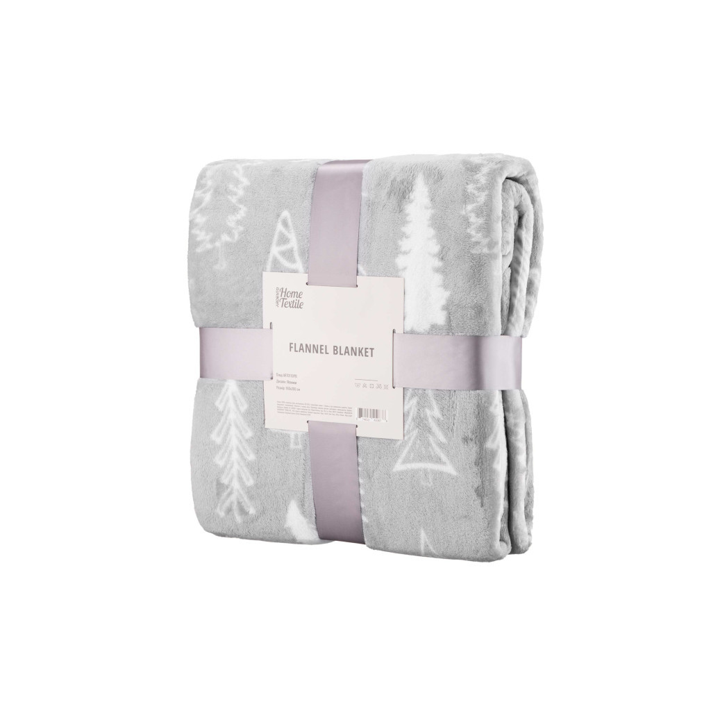 Плед Ardesto Flannel ялинки 160х200 см (ART0110PB) - зображення 1