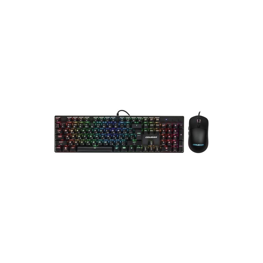 Комплект Cougar Combat Keyboard and Mouse USB Black (Combat) - зображення 1