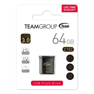 USB флеш накопичувач Team 64GB C152 Black USB3.0 (TC152364GB01) - зображення 2
