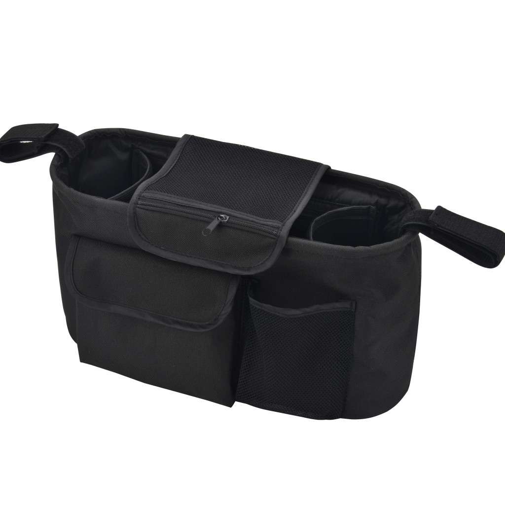 Сумка для мами Bugs Органайзер для дитячого візочка Чорний (6900000017173) - зображення 3